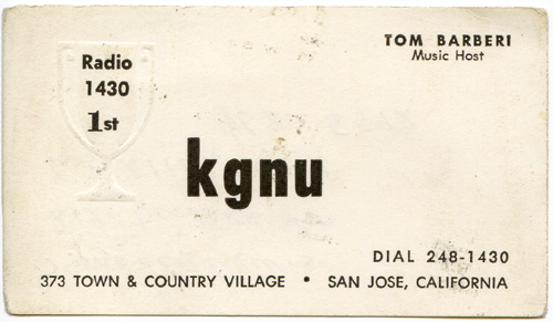 Tom Barberi - KGNU