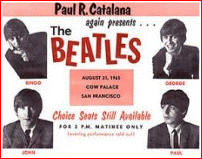 Beatles Cow Palace Poster (Image)