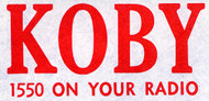 KOBY 1550 Logo (1957)