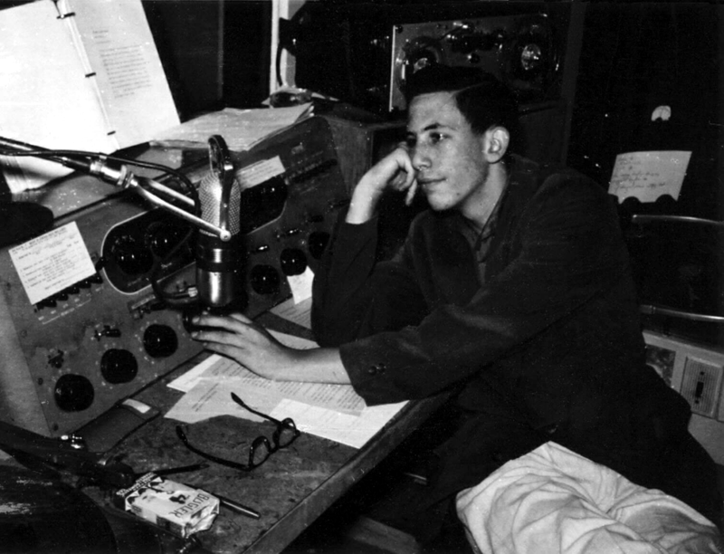 Young Alex Bennett at KTIM (Photo)