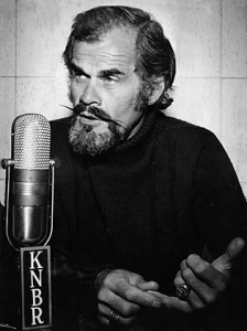 Bill King at KNBR (1976 Photo)