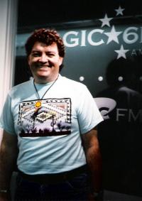 John Mack Flanagan at KFRC-FM (Photo)