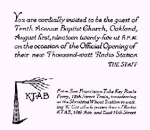 Invitation to KTAB Opening (Image)