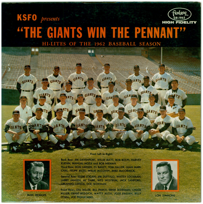 Giants Win The Pennant LP (Image)