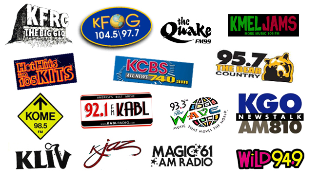 Bay Area Radio Collage (Image)