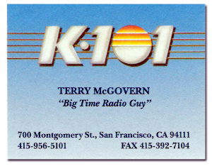 McGovern Business Card (Image)