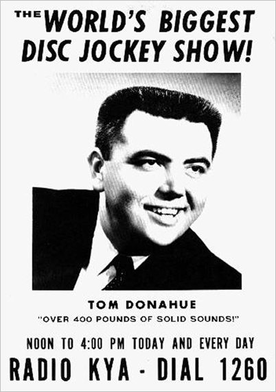 Tom Donahue (KYA Radio Ad Image)