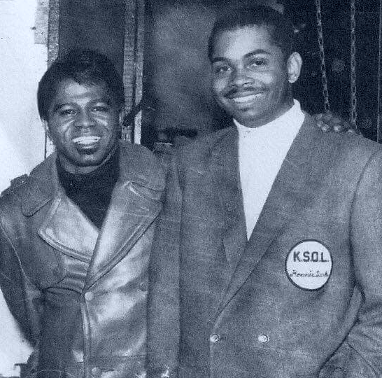 James Brown and Johnny Morris (Photo)