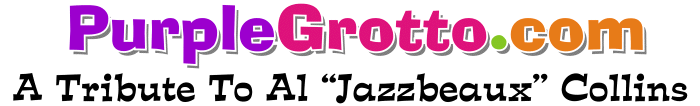 Al Jazzbo Collins Purple Grotto (Logo)