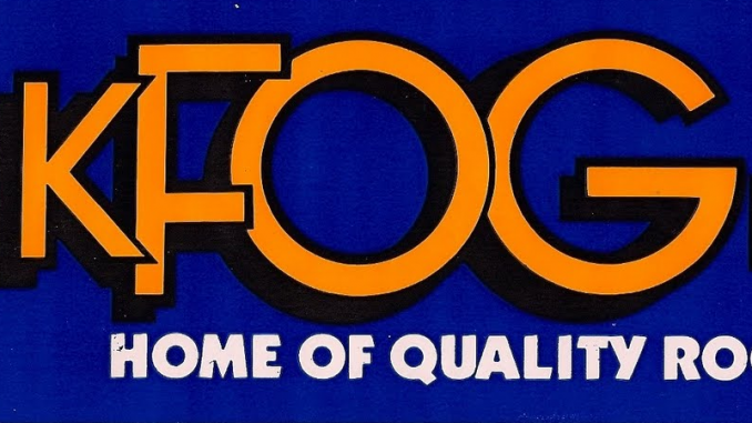 KFOG Quality Rock Sticker (Image)