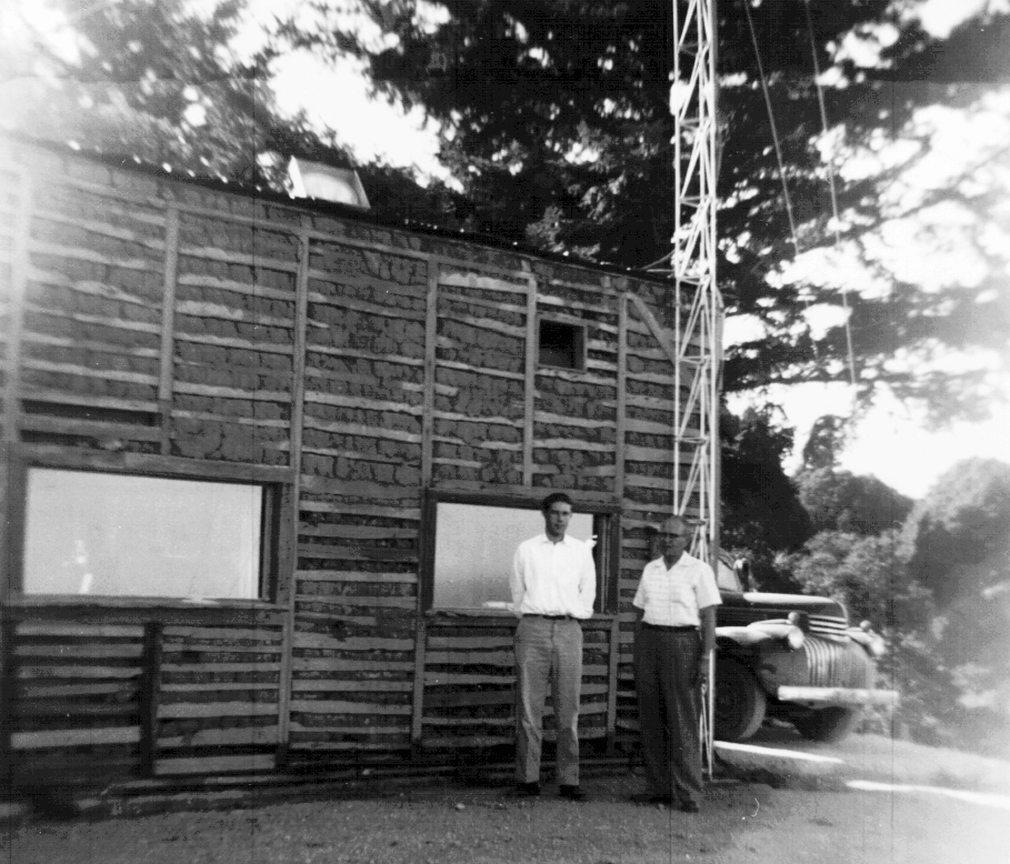 Gary Gielow at KPEN (1957 Photo)