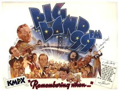 KMPX Big Band 99 Logo (Circa 1978)