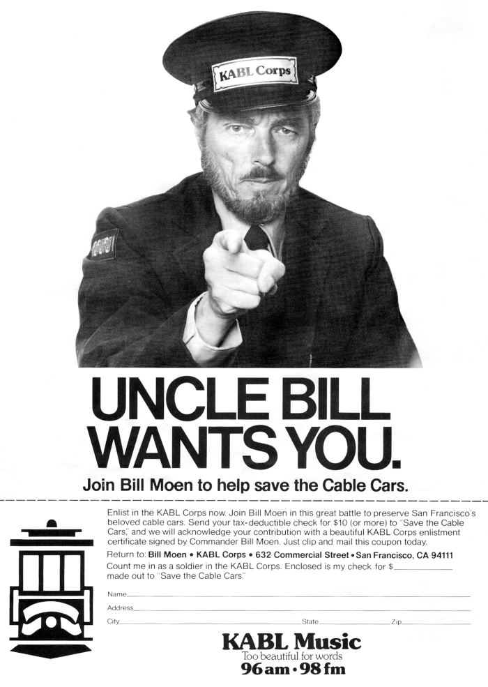 Bill Moen (KABL Corps Ad Image)