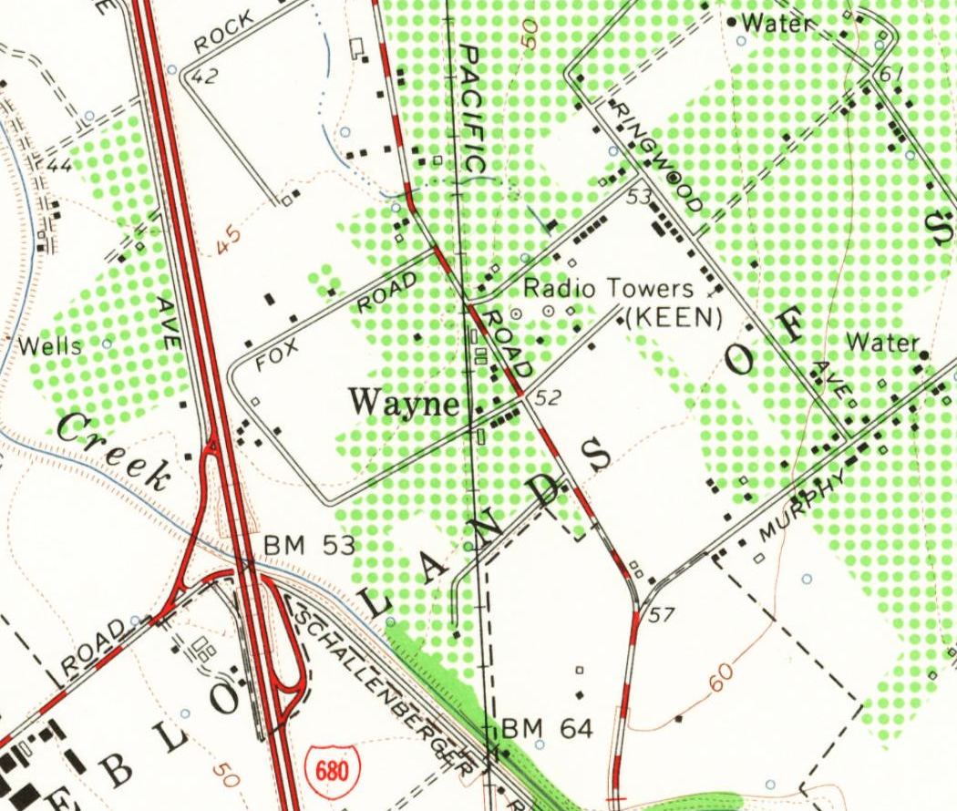 KEEN Transmitter Site (1961 USGS Map)