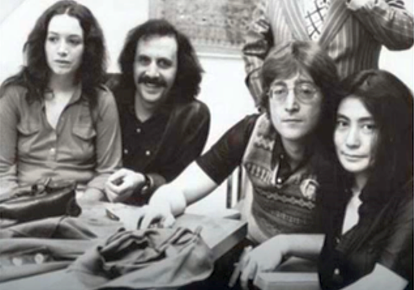 Alex Bennett and John and Yoko (Photo)