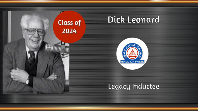 Dick Leonard, BARHOF Legacy Inductee 2024