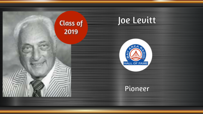 BARHOF Inductee Joe Levitt 2019