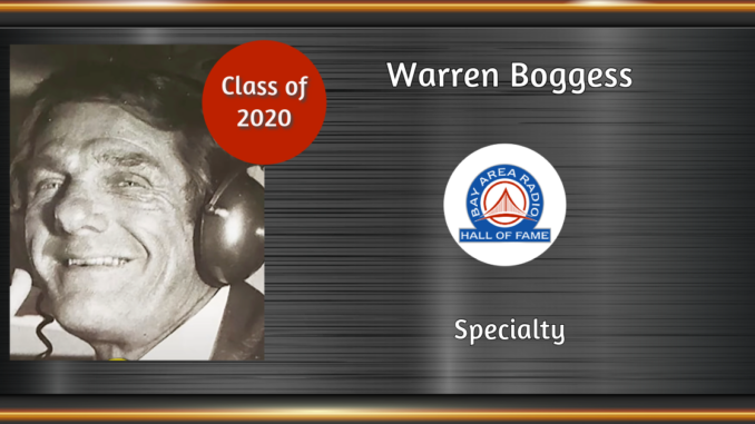 BARHOF Inductee Warren Boggess 2020