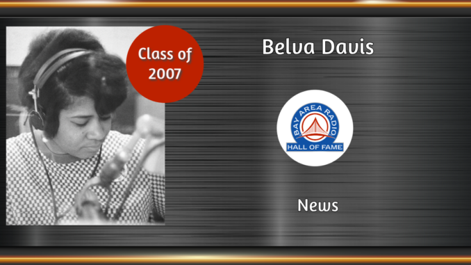 BARHOF Inductee Belva Davis 2007