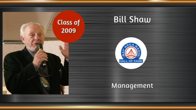 BARHOF Inductee Bill Shaw 2009