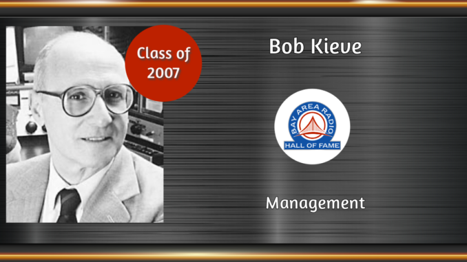 BARHOF Inductee Bob Kieve 2007