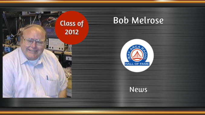 BARHOF Inductee Bob Melrose 2012