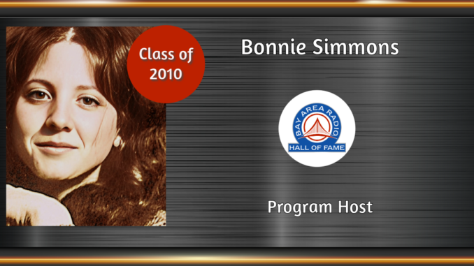 BARHOF Inductee Bonnie Simmons 2010