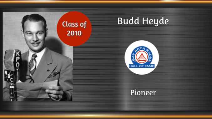BARHOF Inductee Budd Heyde 2010