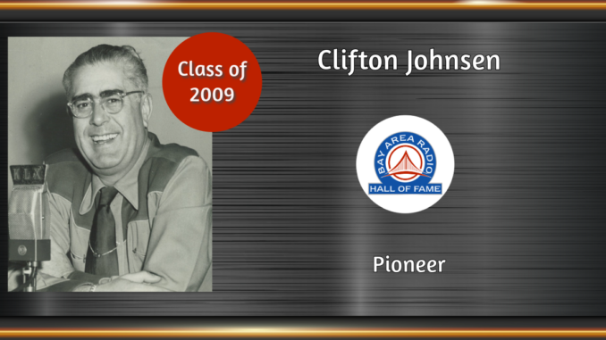 BARHOF Inductee Clifton Johnsen 2009