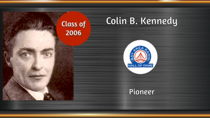 BARHOF Inductee Colin B. Kennedy 2006