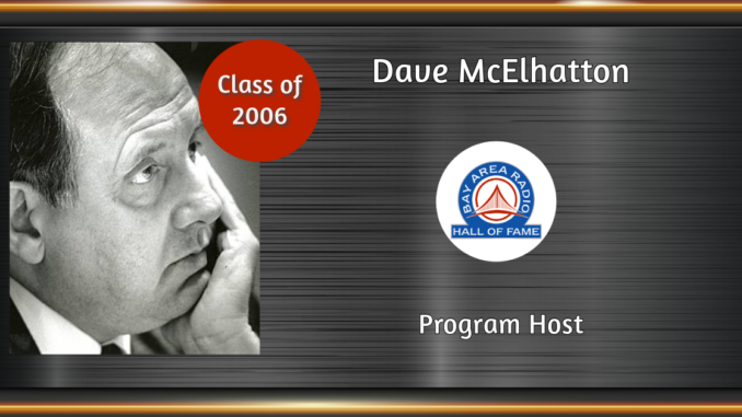 BARHOF Inductee Dave McElhatton 2006