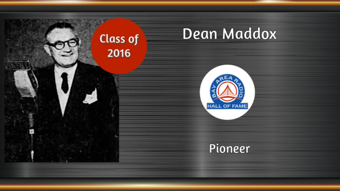 BARHOF Inductee Dean Maddox 2016