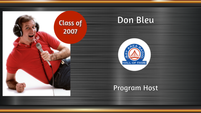 BARHOF Inductee Don Bleu 2007