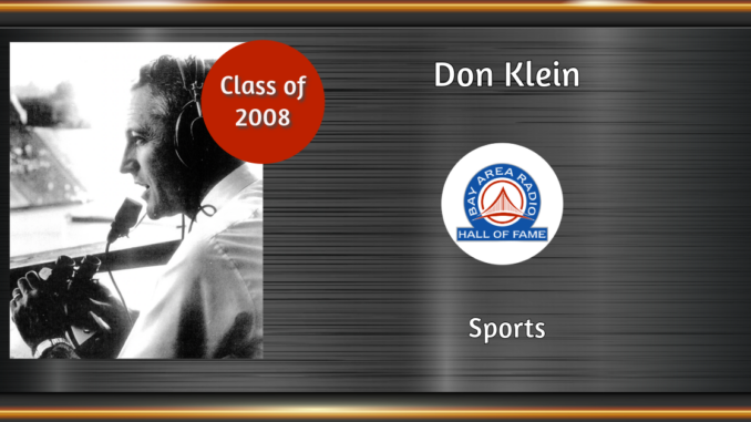 BARHOF Inductee Don Klein 2008