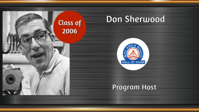 BARHOF Inductee Don Sherwood 2006
