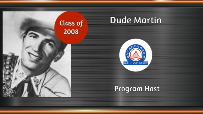 BARHOF Inductee Dude Martin 2008