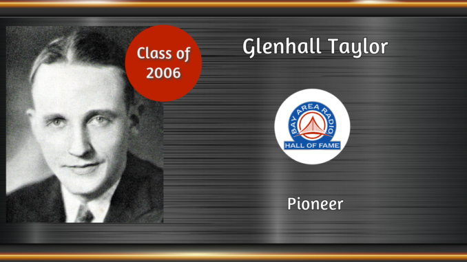 BARHOF Inductee Glenhall Taylor 2006