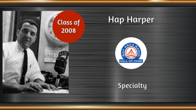 BARHOF Inductee Hap Harper 2008