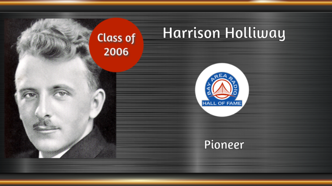 BARHOF Inductee Harrison Holliway 2006