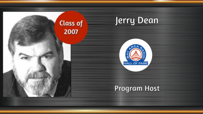 BARHOF Inductee Jerry Dean 2007