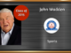 BARHOF Inductee John Madden 2015