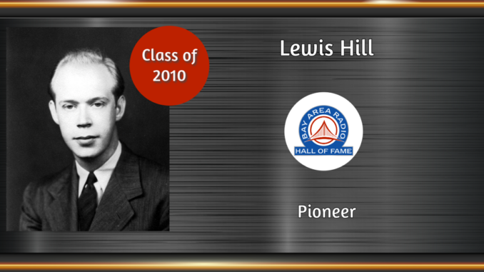 BARHOF Inductee Lewis Hill 2010