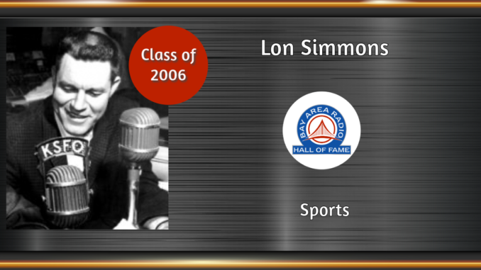 BARHOF Inductee Lon Simmons 2006