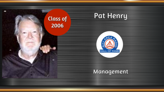 BARHOF Inductee Pat Henry 2006