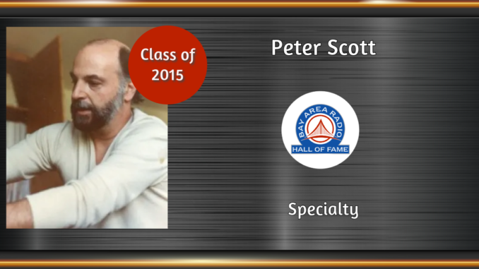 BARHOF Inductee Peter Scott 2015