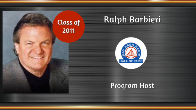 BARHOF Inductee Ralph Barbieri 2011