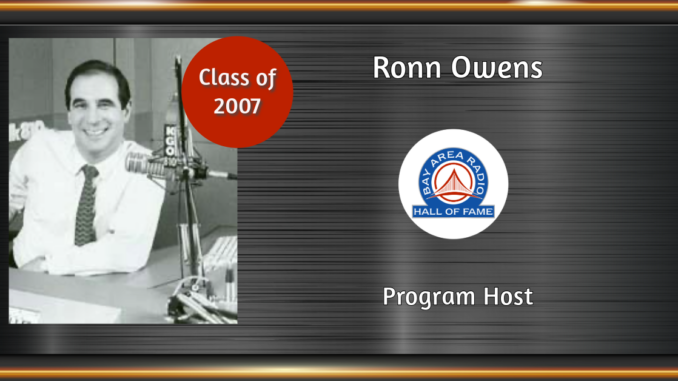 BARHOF Inductee Ronn Owens 2007