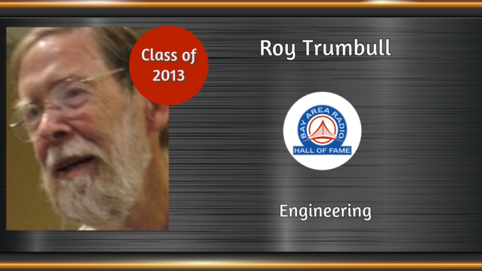 BARHOF Inductee Roy Trumbull 2013