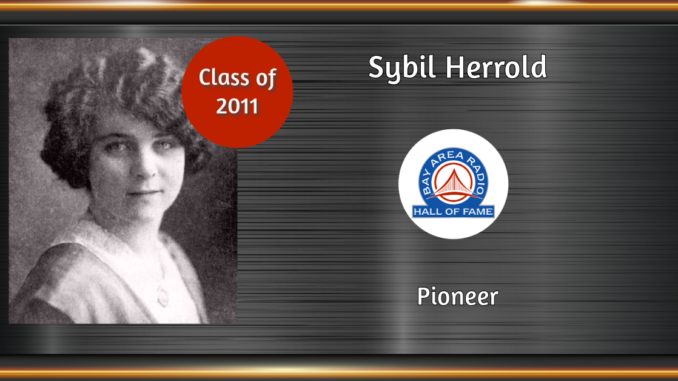BARHOF Inductee Sybil Herrold 2011
