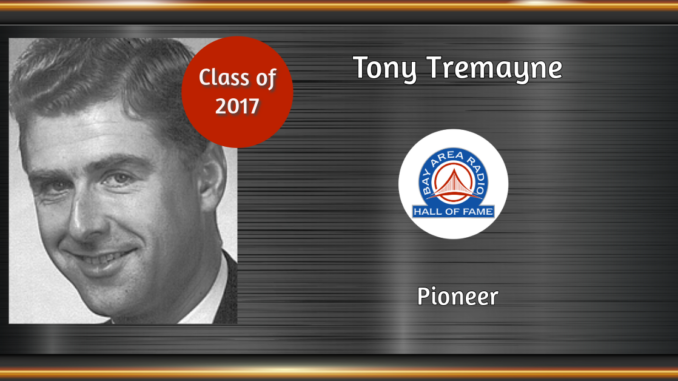 BARHOF Inductee Tony Tremayne 2017